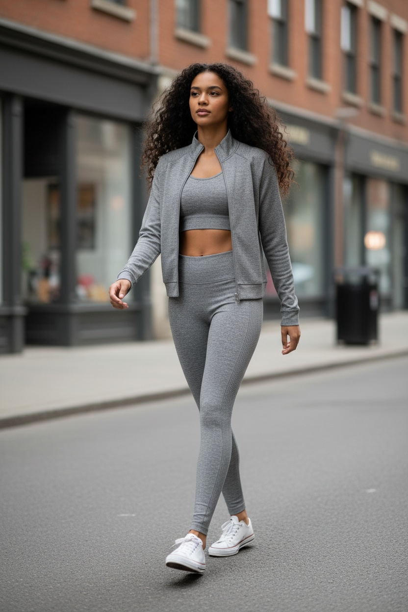 Yoga Set 2 Piece Zip Up