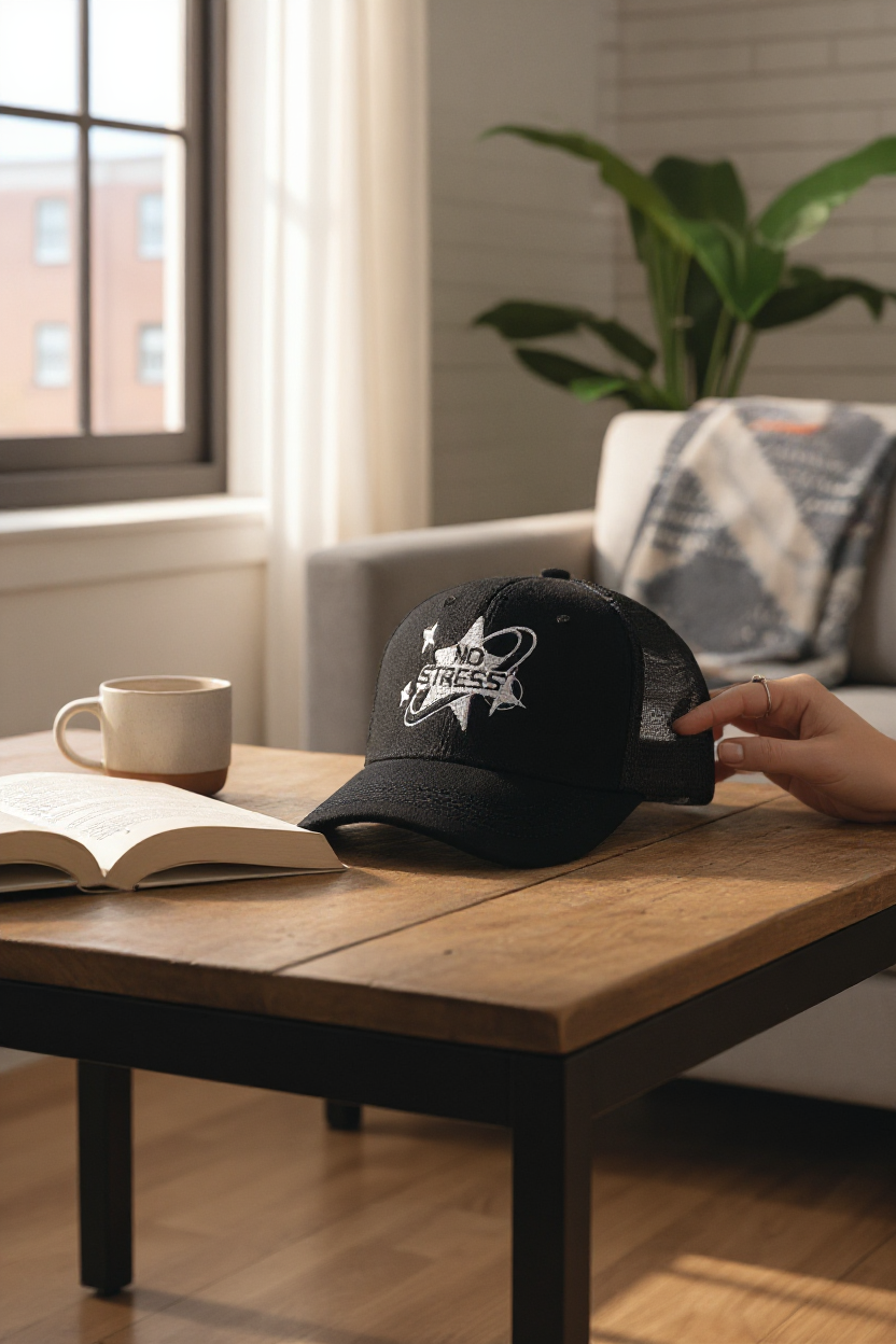 Black Velvet Trucker Hat