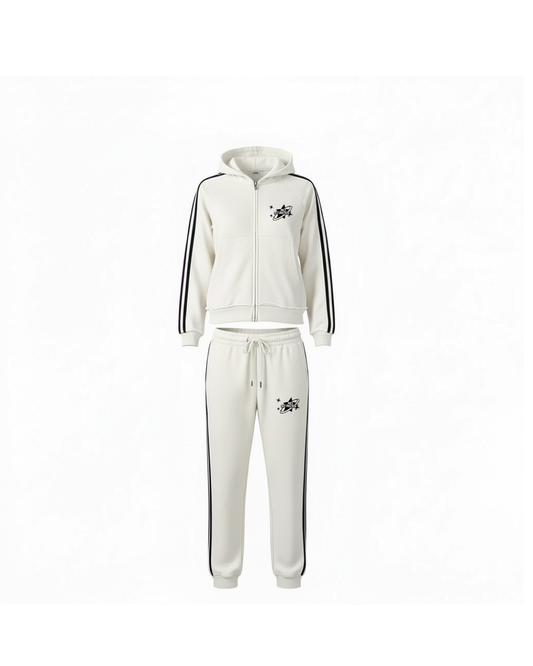 Crème Stacked Tracksuit