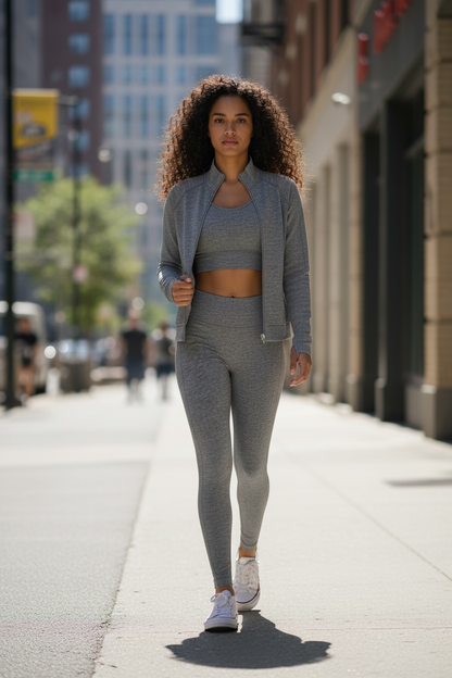 Yoga Set 2 Piece Zip Up