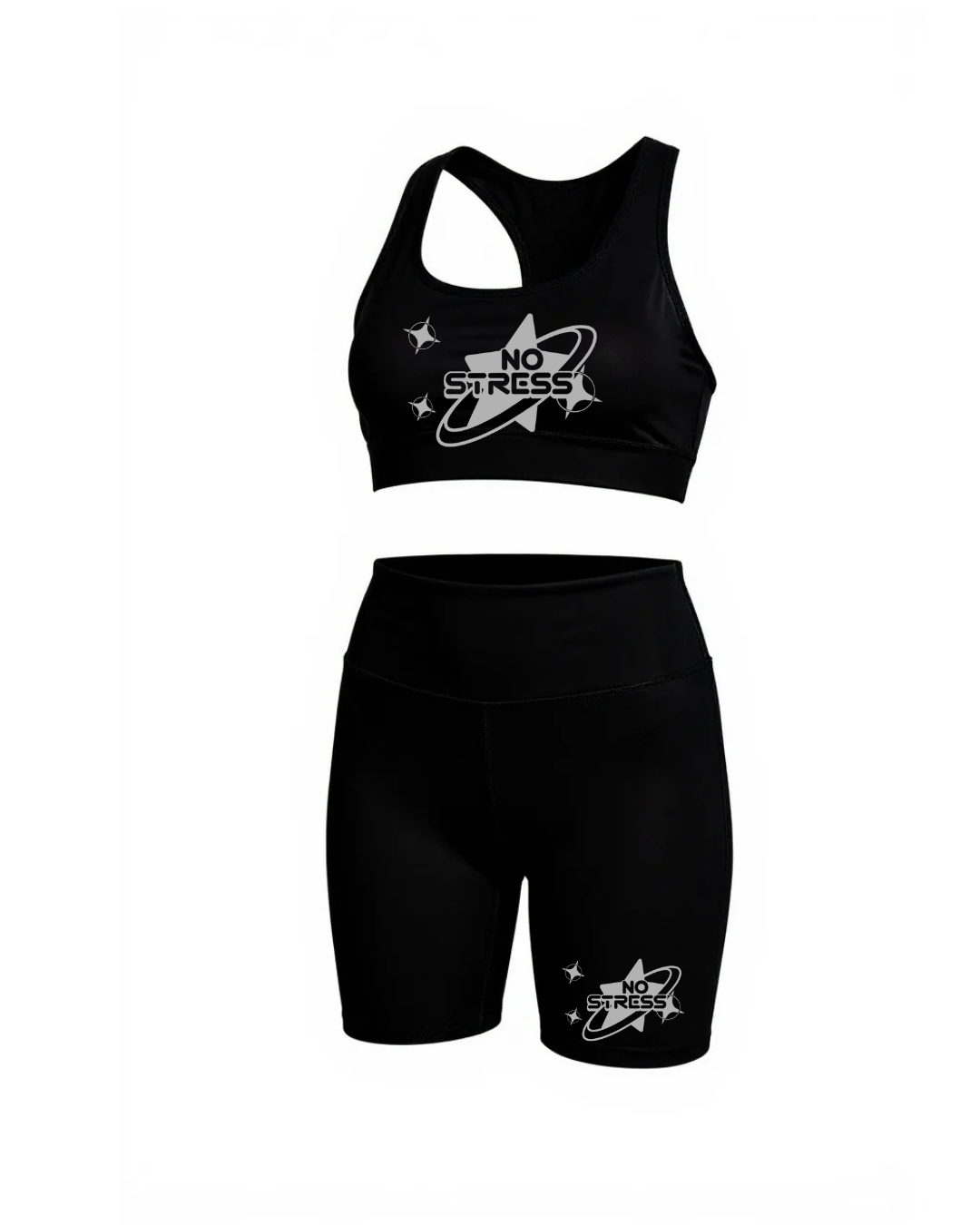 Custom Sports Bra and Leggings or Biker Shorts &  Set