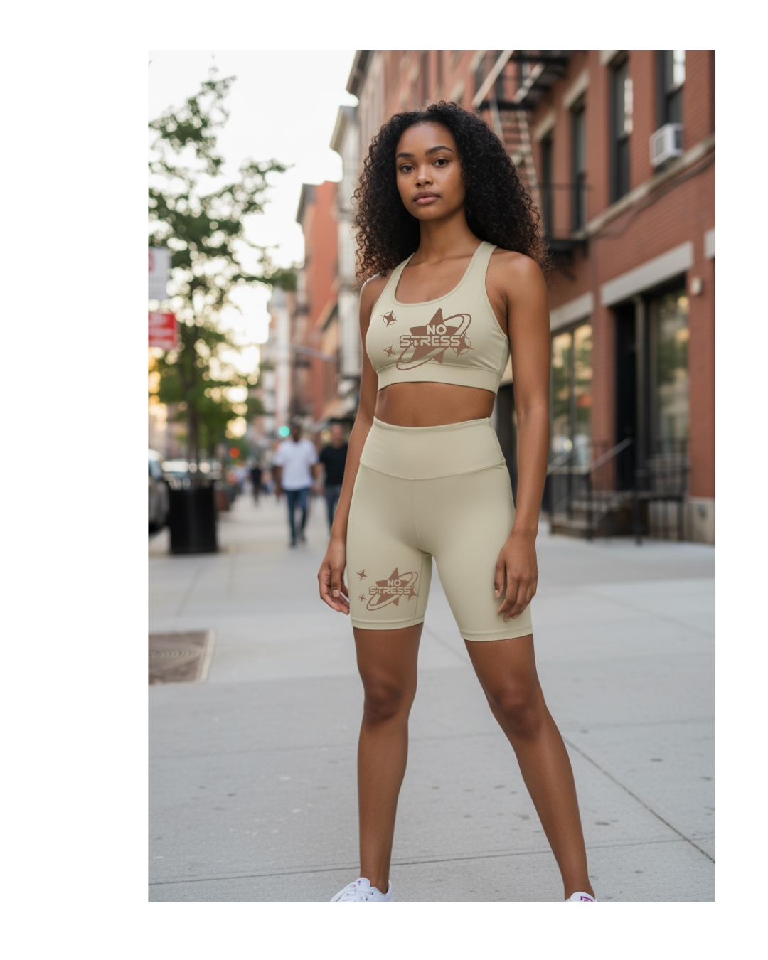 Custom Sports Bra and Leggings or Biker Shorts &  Set