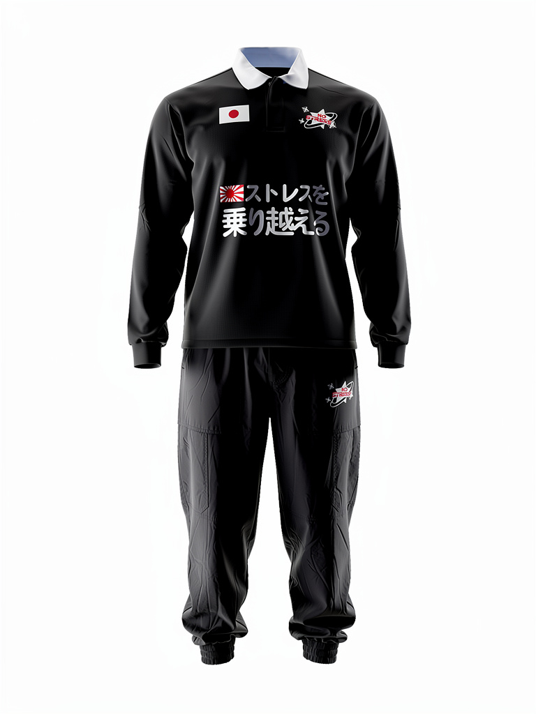 Japan Rugby Jersey and Nylon Windbreaker Cargo Pants