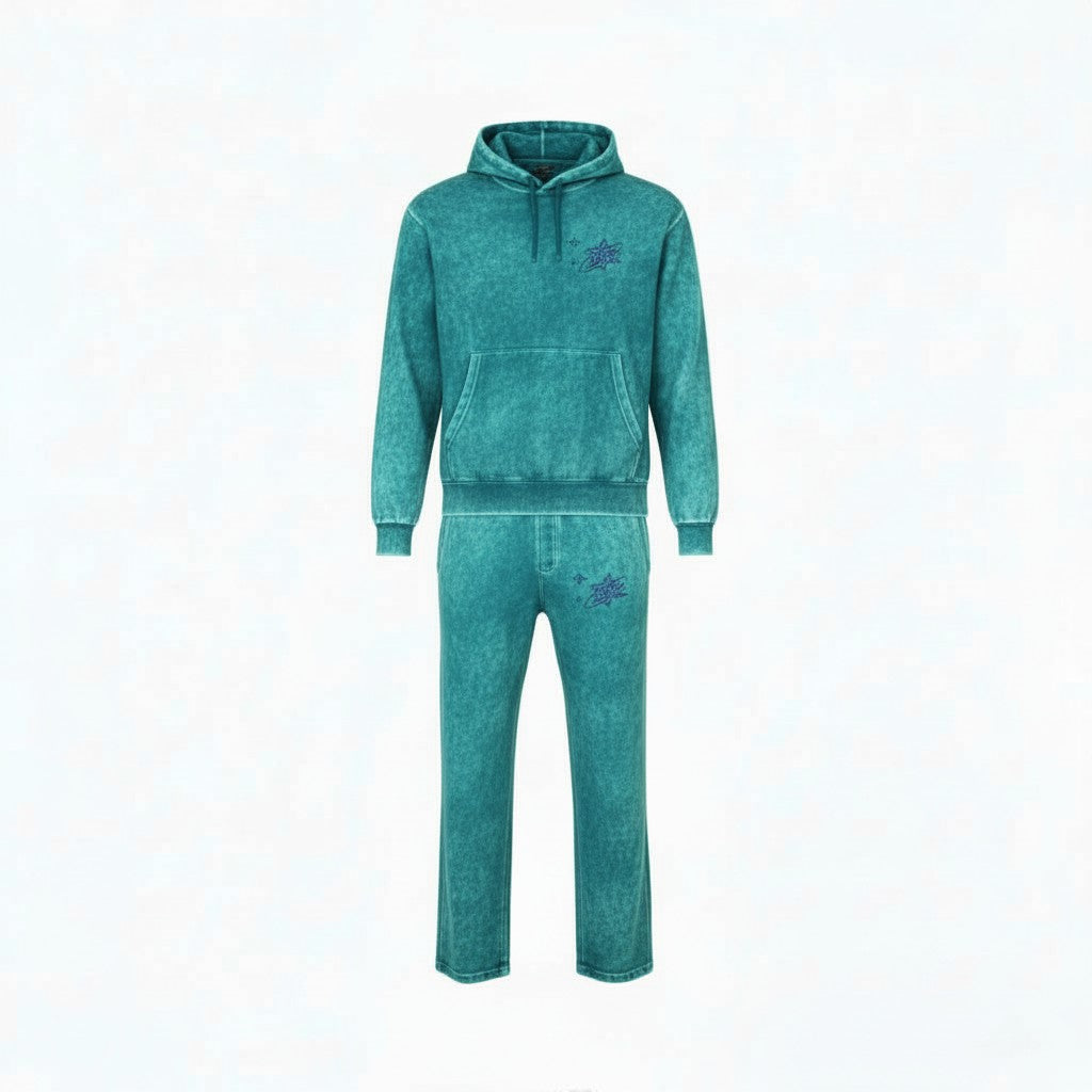 Turquoise Acid Wash Set