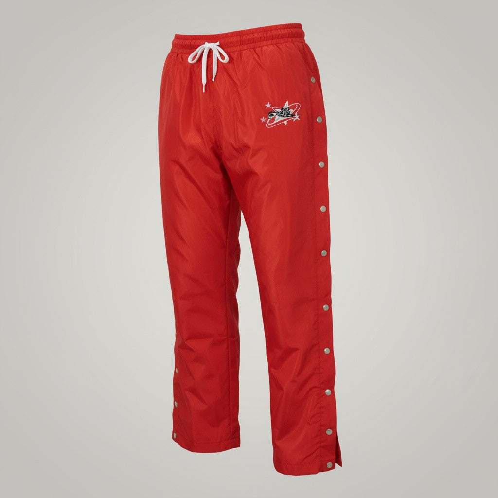 No Stress Red Nylon Flare Pants *Limited Edition*