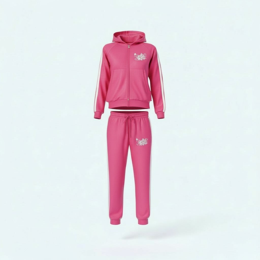 Pink Stacked Tracksuit