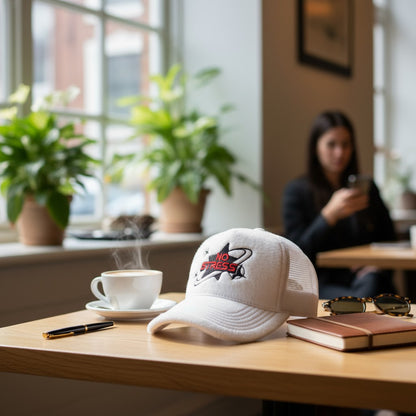 No Stress grey trucker hat